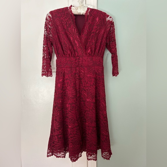 NWT Kiyonna mademoiselle lace floral cocktail dress XS - Picture 5 of 9